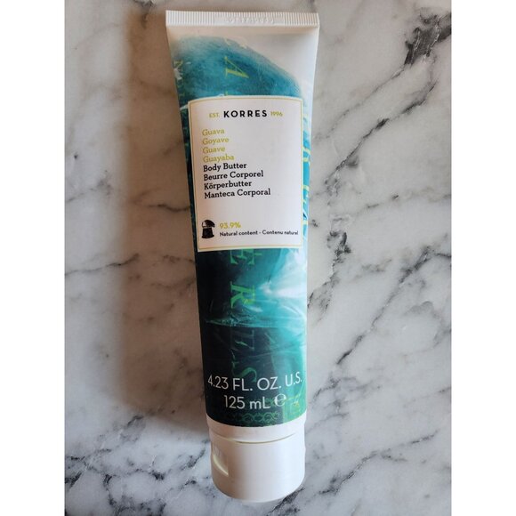 Korres Guava Body Butter 4.23oz Nourishing Moisturizer Shea Butter & Avocado Oil - Picture 3 of 4